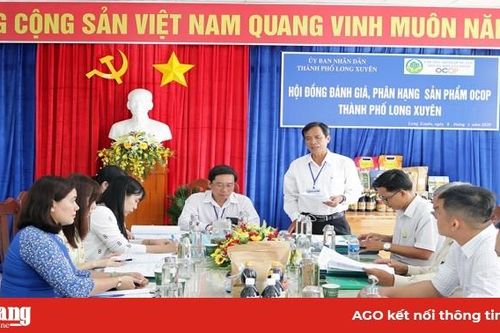 Tổ chức bình chọn sản phẩm OCOP TP. Long Xuyên