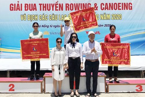 Thái Nguyên giành vị trí Nhất toàn đoàn giải đua thuyền Rowing và Canoeing