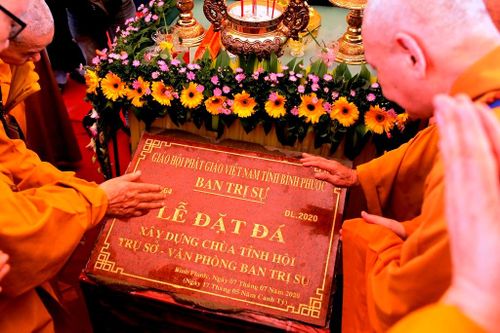 Bình Phước : Long trọng lễ đặt đá xây dựng chùa Tỉnh Hội