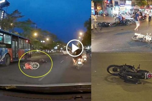 Bắt giữ tài xế ô tô tông liên hoàn 7 xe máy đang dừng đèn đỏ rồi rồ ga bỏ chạy