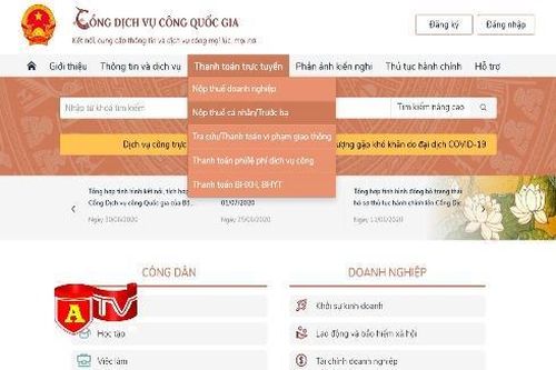 Đăng ký ô tô, xe máy qua Cổng dịch vụ công quốc gia