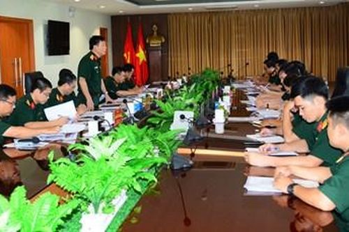 Cục Gìn giữ hòa bình Việt Nam kiểm tra về công tác huấn luyện cho Bệnh viện Dã chiến cấp 2 số 3