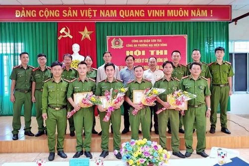 Sôi nổi hội thi Chiến sĩ công an phường giỏi