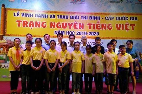 Đoàn học sinh Vĩnh Phúc đạt thành tích cao tại cuộc thi Trạng nguyên Tiếng Việt