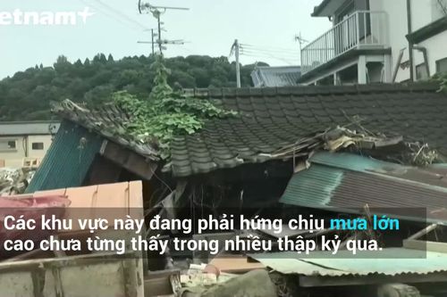 Lũ lụt gây hậu quả nghiêm trọng trên đất Nhật Bản