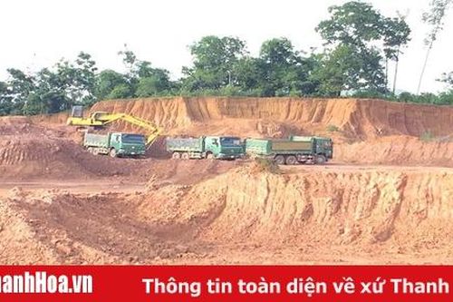 Huyện Hà Trung: Đóng cửa mỏ đất san lấp tại xã Hà Bình