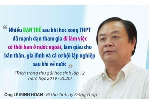 Thư của Bí thư Tỉnh ủy gửi học sinh lớp 12 năm học 2019-2020
