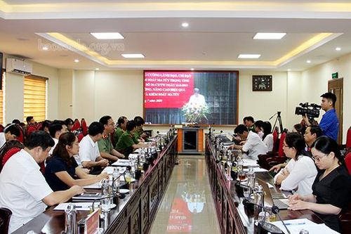 Hội nghị trực tuyến toàn quốc tăng cường lãnh đạo, chỉ đạo công tác phòng, chống và kiểm soát ma túy