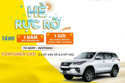 Toyota Fortuner có ưu đãi lớn trong tháng 7/2020, thêm sức cạnh tranh