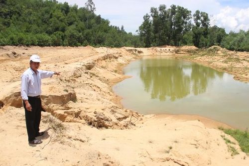 Một công ty bị phạt 180 triệu đồng do khai thác cát vượt độ sâu