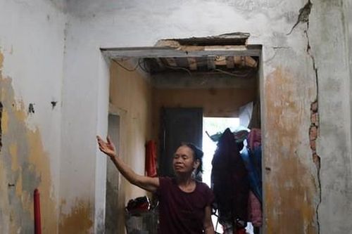 Hải Phòng: Nhiều hộ dân ở Tam Đa, Vĩnh Bảo nơm nớp lo trong căn nhà nứt toác