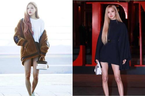 Không chỉ Yoona, đến lượt Rosé cũng có siêu năng lực biến chân vòng kiềng thành chân thẳng