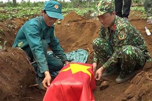 Đắk Nông quy tập 10 hài cốt liệt sĩ tại xã Quảng Tâm