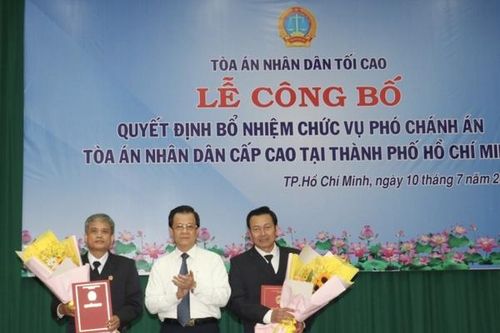 Bổ nhiệm nhân sự Tòa án nhân dân Cấp cao tại TP.HCM