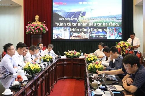 Báo Nhân Dân điện tử tọa đàm về kinh tế tư nhân đầu tư hạ tầng, phát triển năng lượng sạch