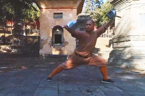 Khổ luyện với Thiếu Lâm song chùy