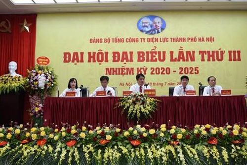 Đại hội đại biểu Đảng bộ Tổng công ty Điện lực TP Hà Nội lần thứ III, nhiệm kỳ 2020-2025