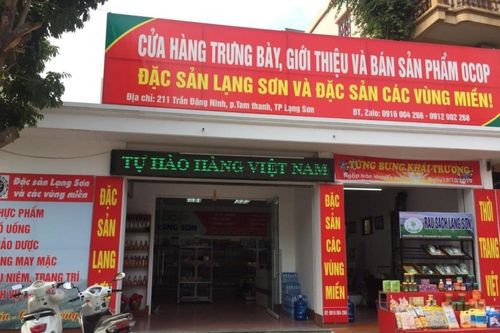 Lạng Sơn: Nhân rộng điểm bán sản phẩm OCOP