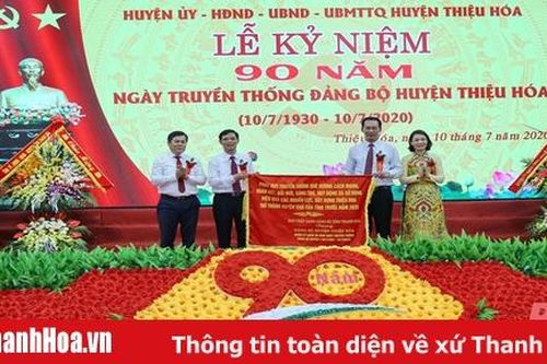 Kỷ niệm 90 năm ngày truyền thống Đảng bộ huyện Thiệu Hóa