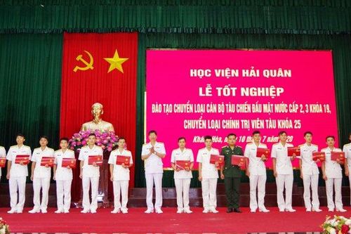 Học viện Hải quân tổ chức lễ bế giảng 2 lớp đào tạo theo chức vụ