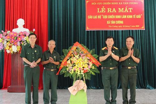 Ra mắt CLB Cựu chiến binh làm kinh tế giỏi