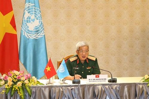 Thượng tướng Nguyễn Chí Vịnh điện đàm với Phó Tổng Thư ký Liên hợp quốc