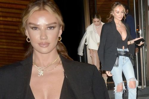 Bạn gái siêu mẫu của tiền vệ Dele Alli khoe ngực đầy trên phố