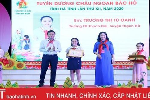 184 đội viên, thiếu nhi Hà Tĩnh xuất sắc nhận danh hiệu Cháu ngoan Bác Hồ