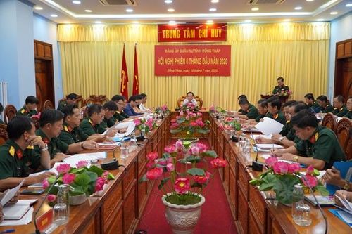 Tập trung công tác chuẩn bị, tổ chức Đại hội Đại biểu Đảng bộ Quân sự tỉnh lần thứ XII
