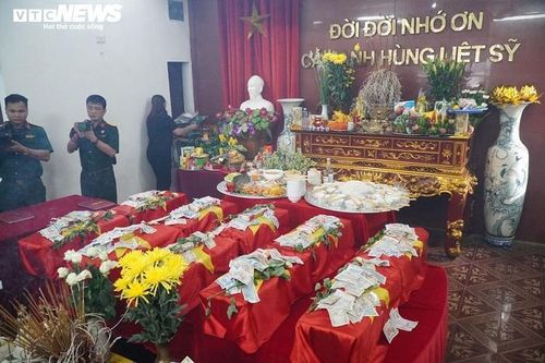 Nước mắt người thân, đồng đội trong lễ an táng hài cốt liệt sỹ tại Vị Xuyên