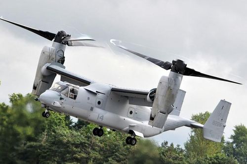 Nhật Bản tiếp nhận 2 'chim ưng biển' V-22 Osprey đầu tiên từ Mỹ