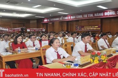 200 thí sinh tham gia hội thi kiến thức nghiệp vụ Agribank Hà Tĩnh II