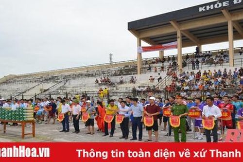 Sôi nổi giải bóng đá huyện Quảng Xương – Cúp Thabrew Beer 2020