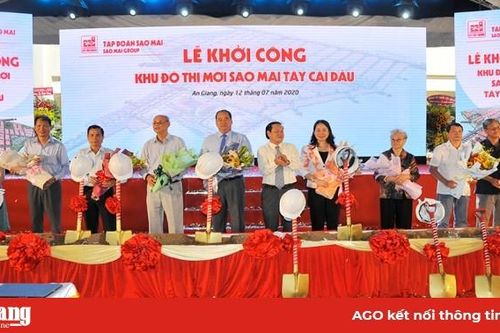 Khởi công Khu đô thị mới Sao Mai Tây Cái Dầu