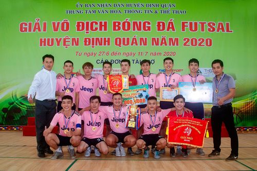 X. Phú Hòa vô địch Giải vô địch futsal H.Định Quán 2020