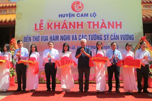 Khánh thành Đền thờ Vua Hàm Nghi và các tướng sĩ Cần Vương