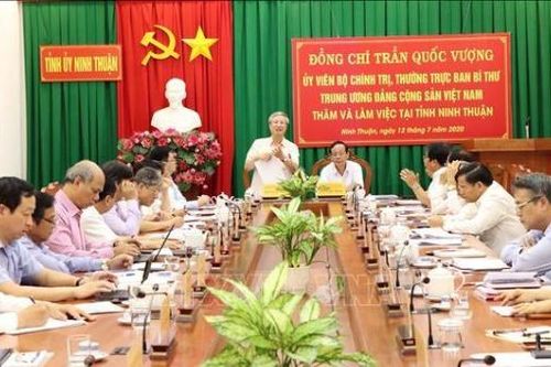 Thường trực Ban Bí thư Trần Quốc Vượng: Cần xây dựng đội ngũ cán bộ đủ tâm, đủ tầm, có năng lực lãnh đạo