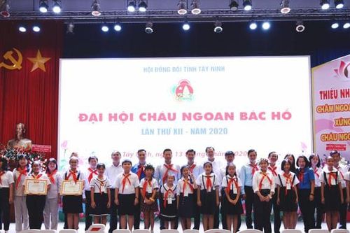 Đại hội Cháu ngoan Bác Hồ tỉnh Tây Ninh tuyên dương 151 thiếu nhi tiêu biểu