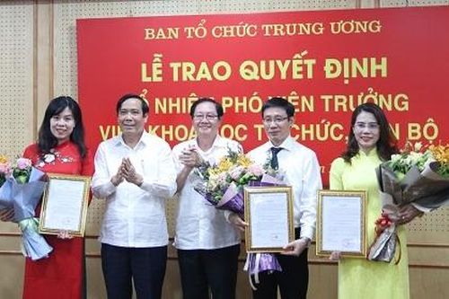 Bổ nhiệm nhân sự Ban Tổ chức Trung ương