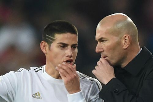 HLV Zidane tiếp tục gạch tên James Rodriguez khỏi danh sách thi đấu
