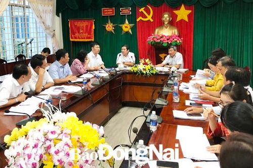 Kiểm tra công tác chuẩn bị Đại hội Đảng bộ huyện Xuân Lộc