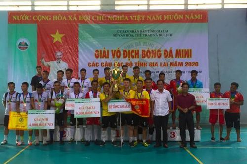 Giải vô địch bóng đá mini các câu lạc bộ toàn tỉnh: Bê tông 26 Gia Lai xứng đáng với 'ngôi vương'
