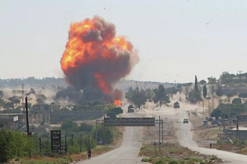 Đoàn xe tuần tra của Nga và Thổ Nhĩ Kỳ bị đánh bom ở Syria