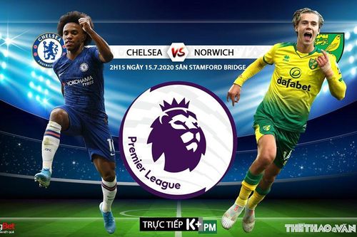 Soi kèo bóng đá Chelsea vs Norwich. Vòng 36 Ngoại hạng Anh. Trực tiếp K+PM