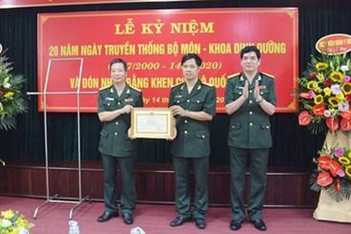 Bộ môn-Khoa Dinh dưỡng, Bệnh viện Quân y 103 kỷ niệm 20 năm Ngày truyền thống
