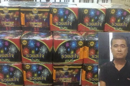 Bắt hơn 60 kg pháo vận chuyển qua sông Sê Pôn