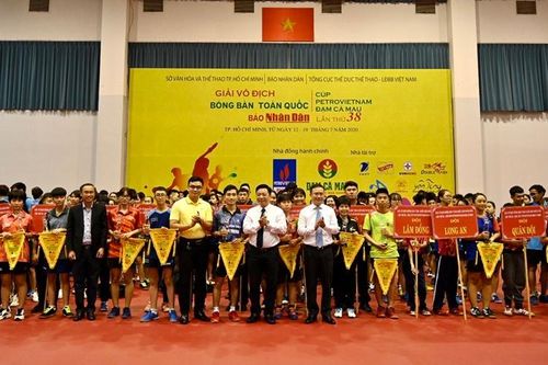Khai mạc Giải vô địch bóng bàn toàn quốc Báo Nhân Dân lần thứ 38 năm 2020