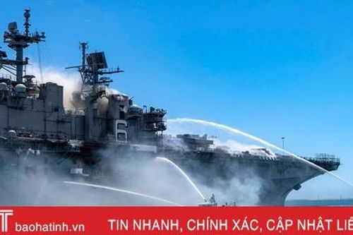 Tìm hiểu sức mạnh tàu quân sự Mỹ vừa bị cháy tại California