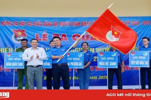 Huyện đoàn Tịnh Biên: Ra quân chiến dịch 'Mùa hè tình nguyện' năm 2020
