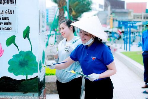 Công trình Thanh niên 'Hộp điện Xanh' T.P Thái Nguyên